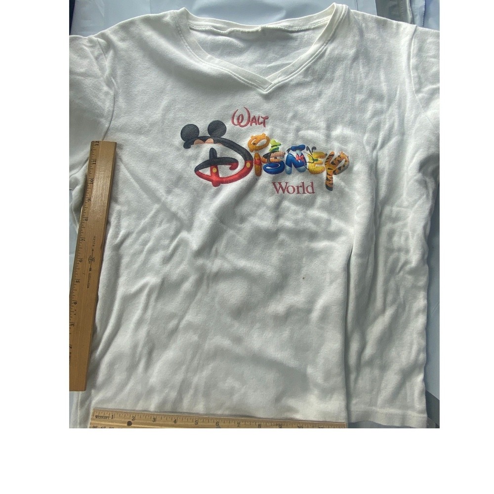 Walt Disney World Mickey Mouse Graphic T Shirt White